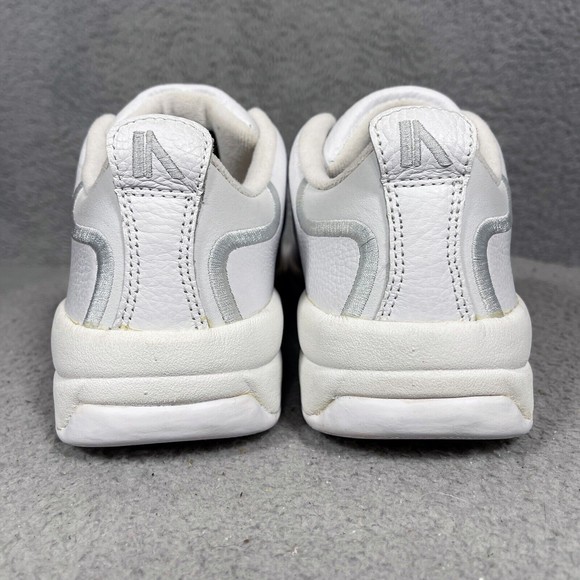 Iron Age Work Safety Shoes Sneakers Mens Size 7 Wide White Leather Steel Toe - Picture 4 of 9